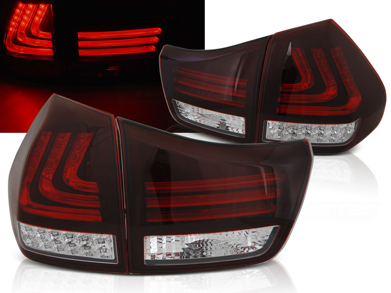 Zadné svetlá RX 330 350 03-08 LED Lexus Red White Black