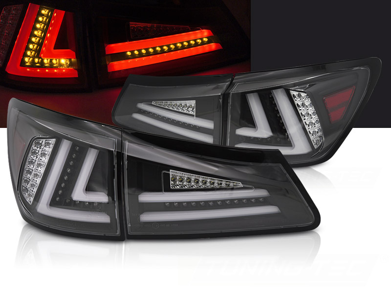 Zadné svetlá IS 06-13 LED Lexus Black