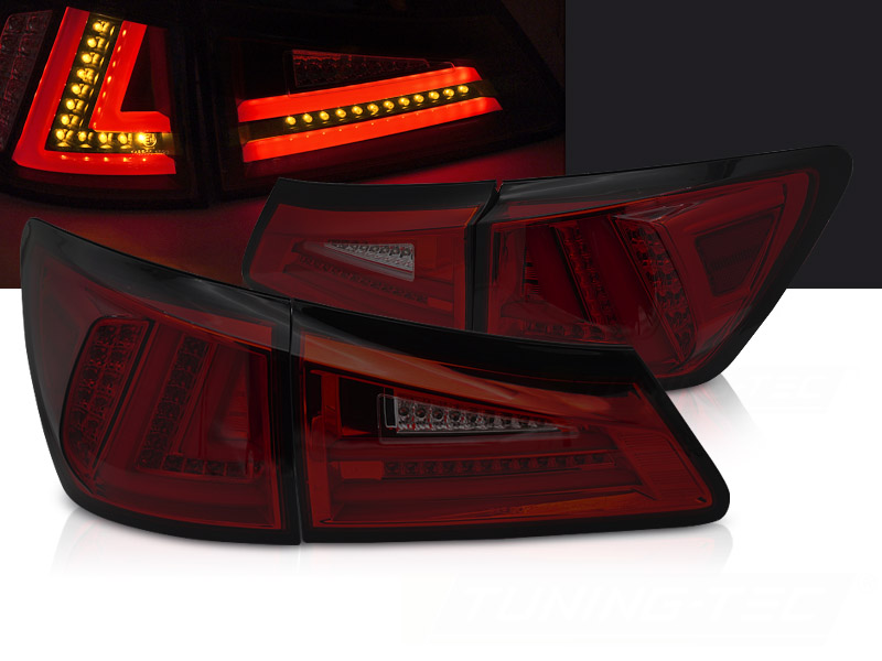 Zadné svetlá IS 06-13 LED Lexus Red Smoke