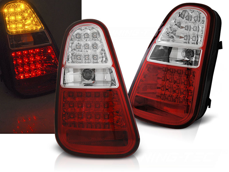 Zadné svetlá Mini Cooper R50 R52 R53 04-06 LED Red White
