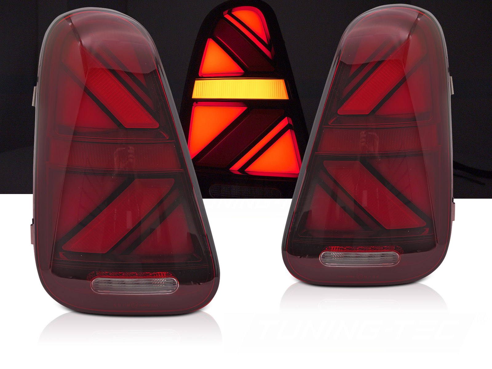 Zadné svetlá Mini Cooper R50 R52 R53 Red LED