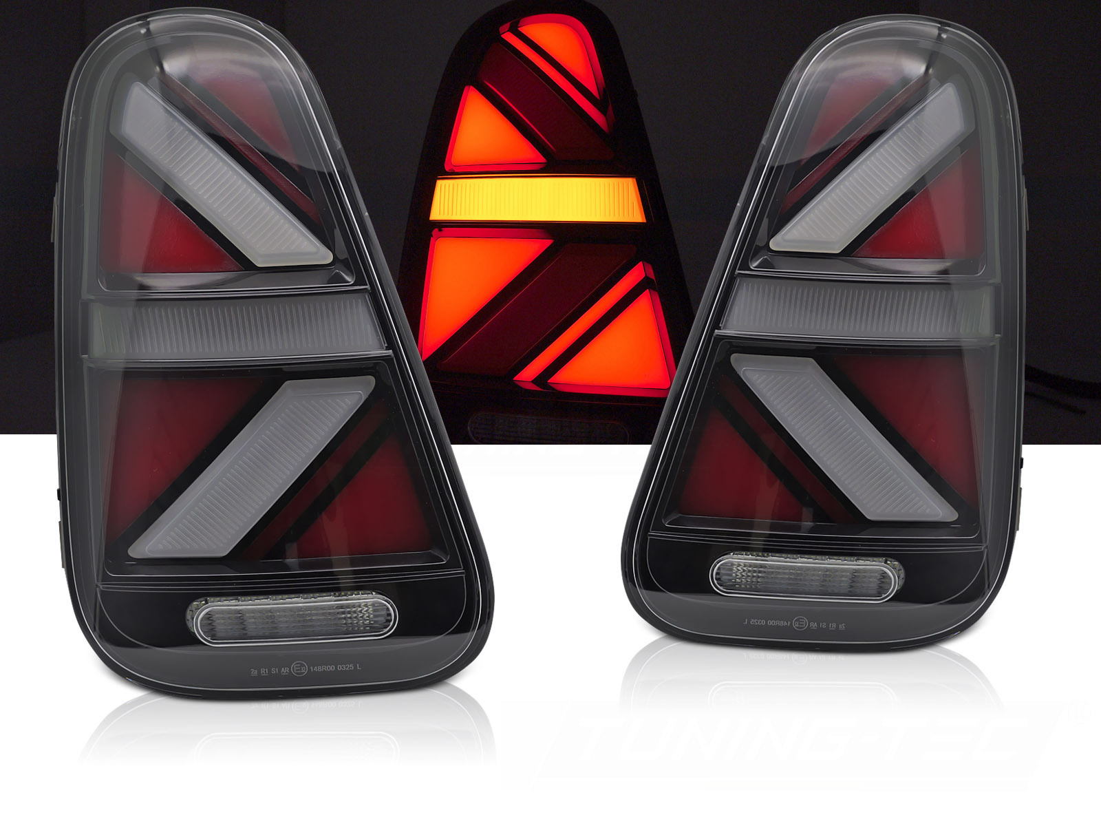 Zadné svetlá Mini Cooper R50 R52 R53 LED Smoke