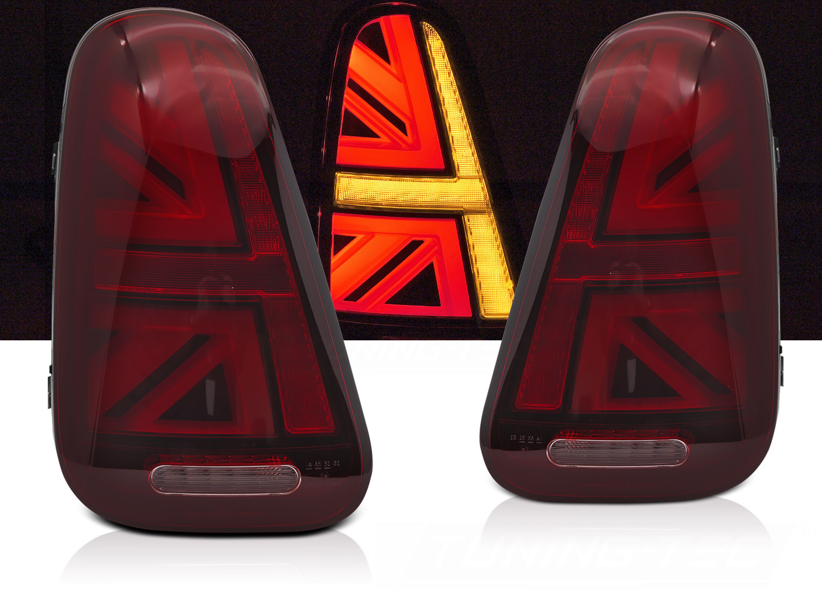 Zadné svetlá Mini Cooper R50 R52 R53 01-06 Red LED