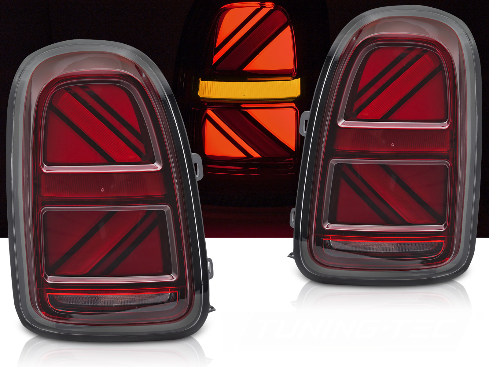 Zadné svetlá Mini Cooper F60 Countryman 16-20 Red LED