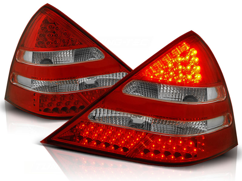 Zadné svetlá Mercedes R170 SLK 96-04 LED Red White - 12