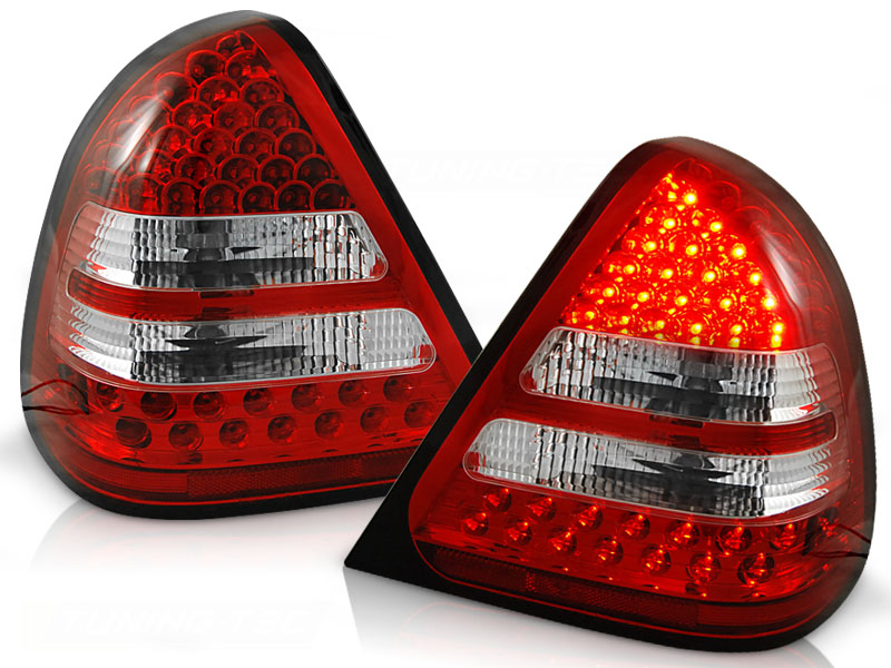 Zadné svetlá Mercedes C W202 93-00 LED Red White