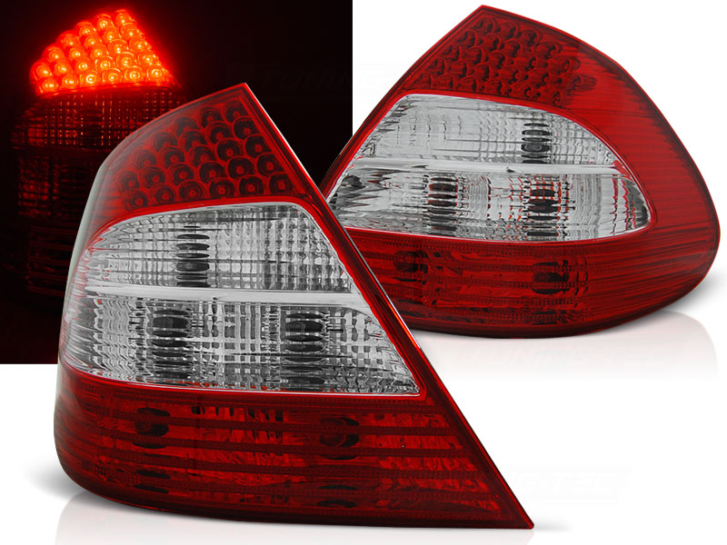 Zadné svetlá Mercedes E W211 Sedan 02-06 LED Red White