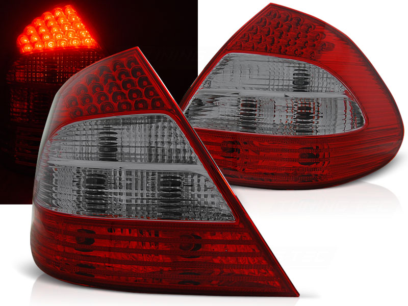 Zadné svetlá Mercedes E W211 Sedan 02-06 LED Red Smoke