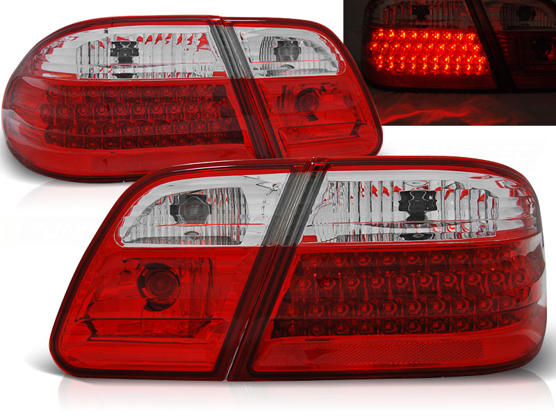 Zadné svetlá Mercedes W210 95-02 Sedan LED White