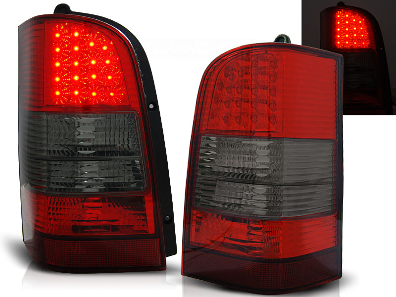 Zadné svetlá Mercedes Vito W638 5 96-03 LED Red Smoke