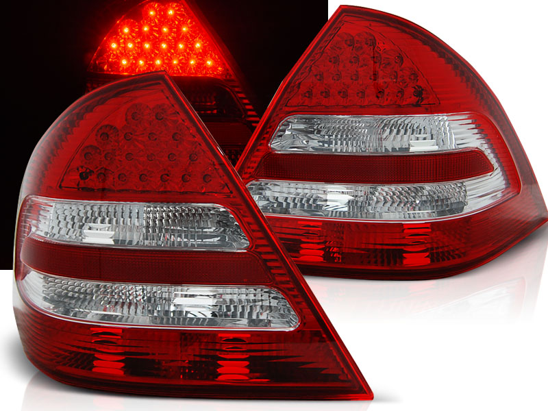 Zadné svetlá Mercedes W203 Sedan 04-07 LED Red White
