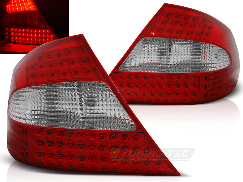 Zadné svetlá Mercedes CLK W209 03-10 LED Red White