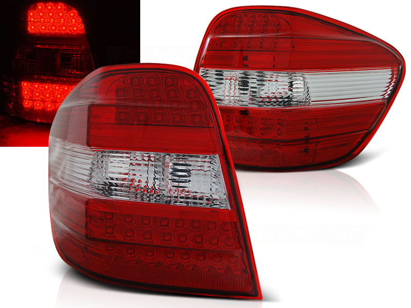 Zadné svetlá Mercedes W164 05-08 LED Red White