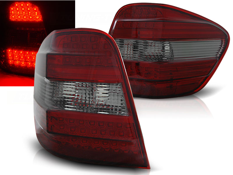 Zadné svetlá Mercedes W164 M-Trieda 05-08 LED Red Smoke - 46