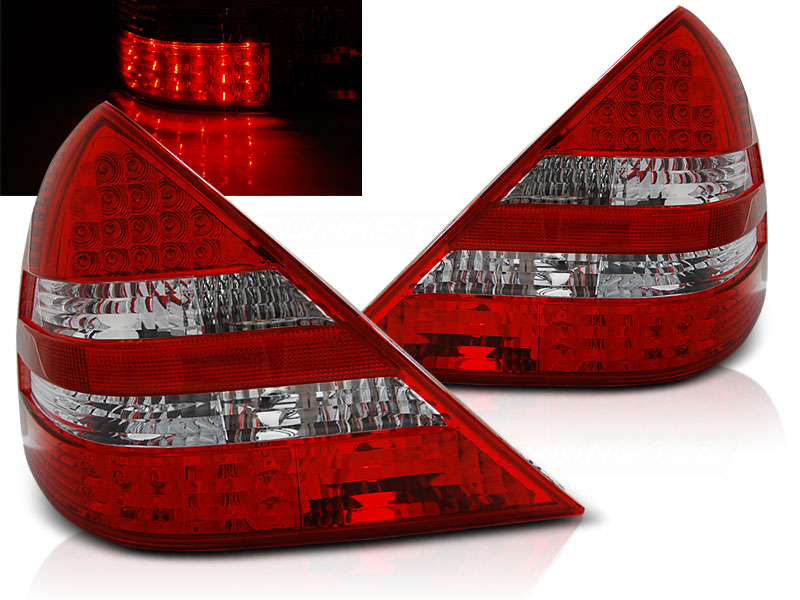 Zadné svetlá Mercedes R170 SLK 96-04 LED Red White - 52