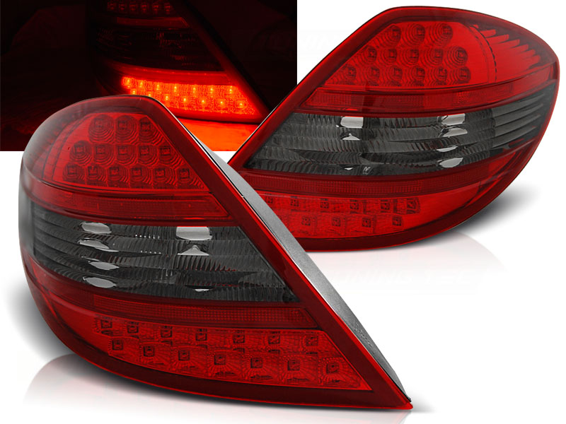 Zadné svetlá Mercedes R171 SLK 04-11 LED Red Smoke