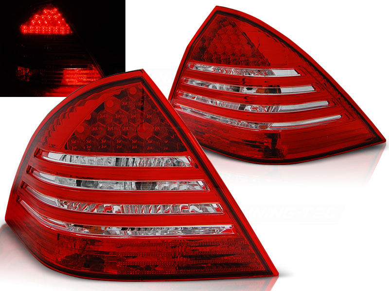 Zadné svetlá Mercedes W203 Sedan 00-04 LED Red White