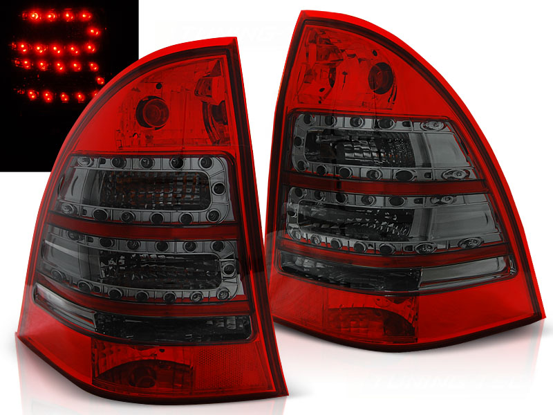 Zadné svetlá Mercedes W203 Kombi 00-07 LED Red Smoke