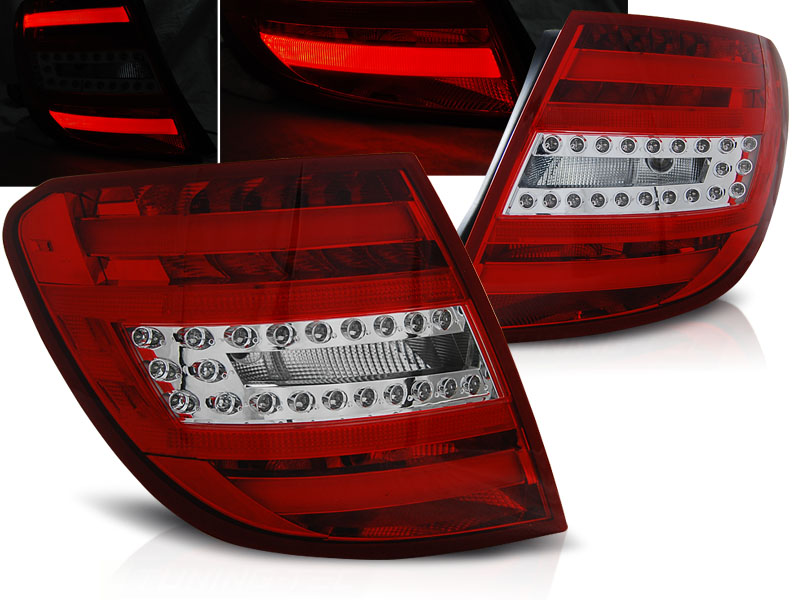 Zadné svetlá Mercedes W204 Kombi C 07-10 LED Red White