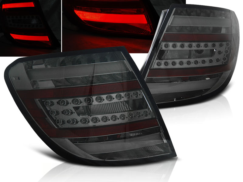 Zadné svetlá Mercedes W204 Kombi C 07-10 LED Smoke