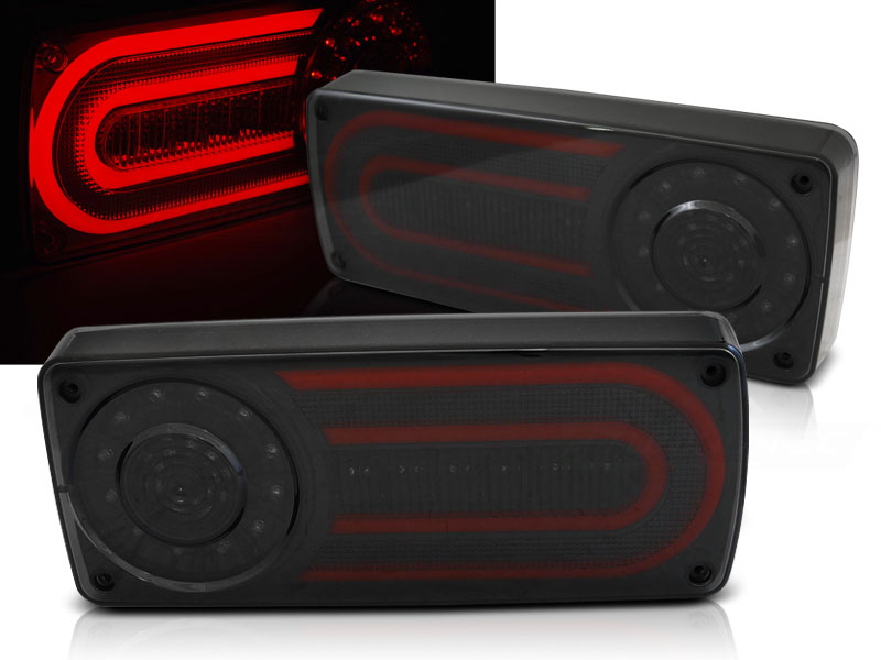 Zadné svetlá Mercedes G W463 90-12 LED Smoke