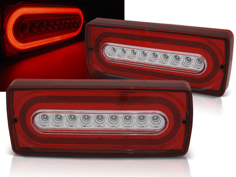 Zadné svetlá Mercedes W463 G 90-12 LED Red White