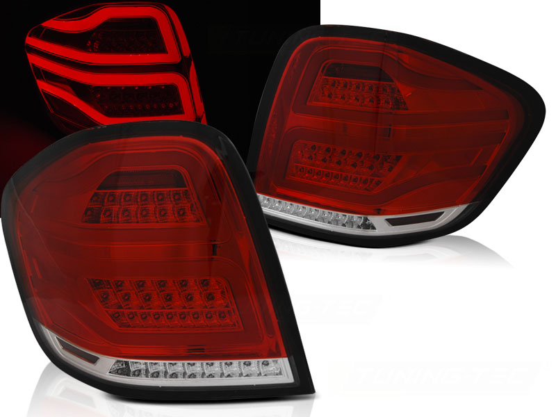 Zadné svetlá Mercedes ML W164 09-11 LED Red White