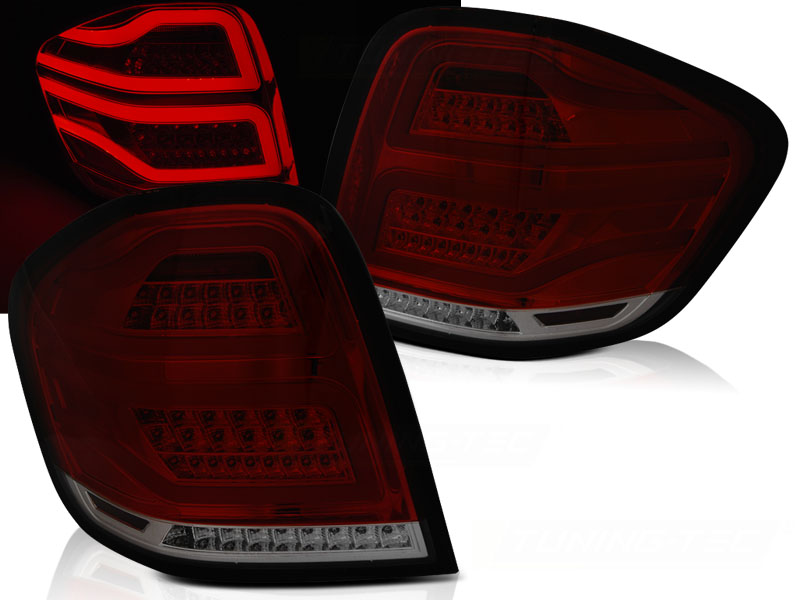 Zadné svetlá Mercedes ML W164 09-11 LED Red Smoke