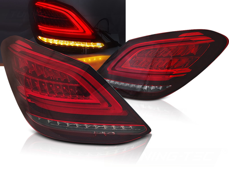 Zadné svetlá Mercedes C W205 14-18 LED Red White