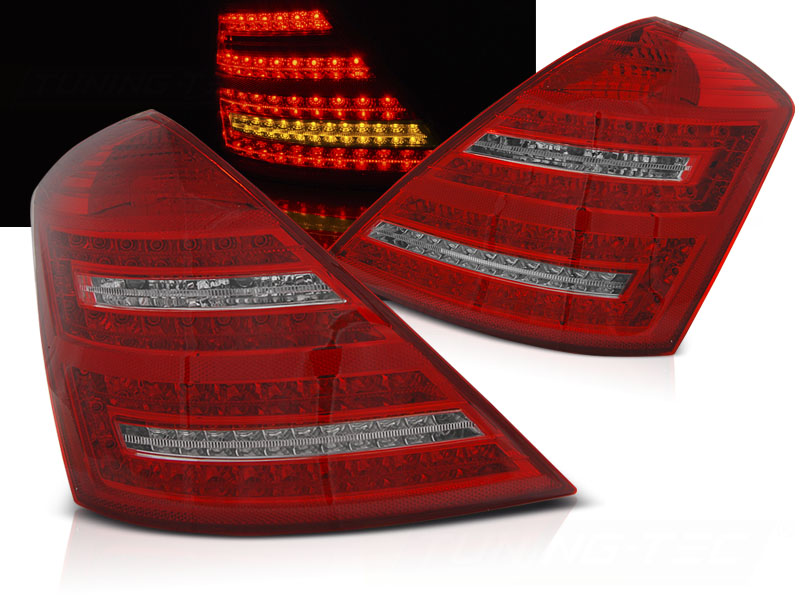 Zadné svetlá Mercedes W221 S 05-09 LED Dynamic Red White