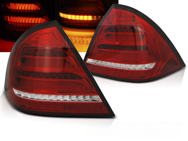 Zadné svetlá Mercedes W203 Sedan 00-04 Dynamic Red White