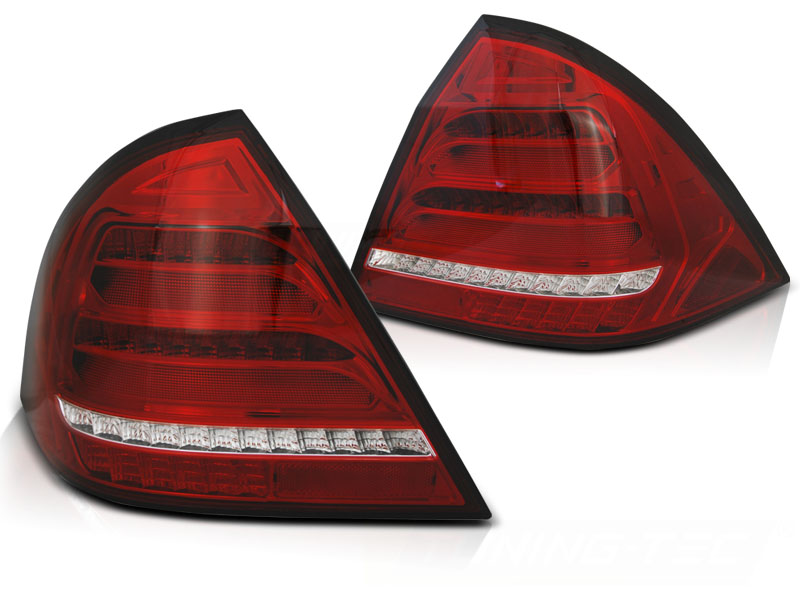 Zadné svetlá Mercedes W203 Sedan 04-07 LED BAR Red White