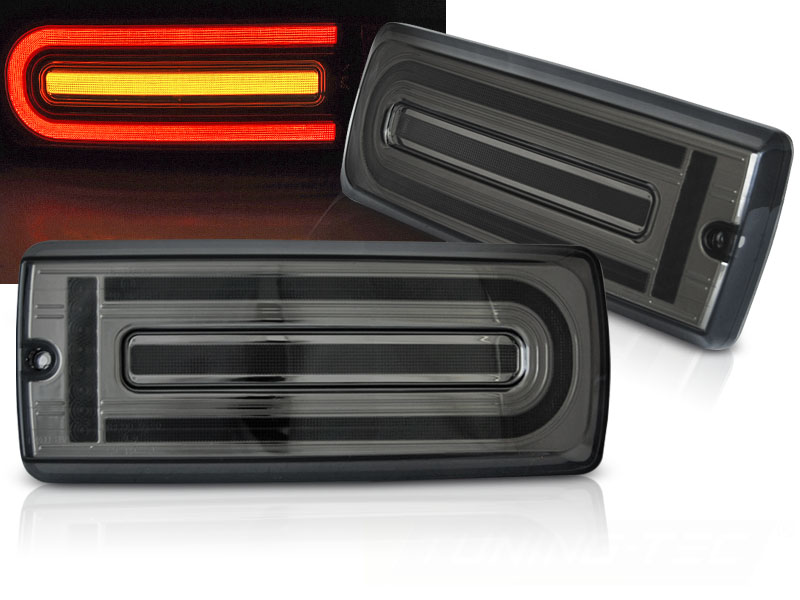 Zadné svetlá Mercedes G W463 90-18 LED BAR Smoke