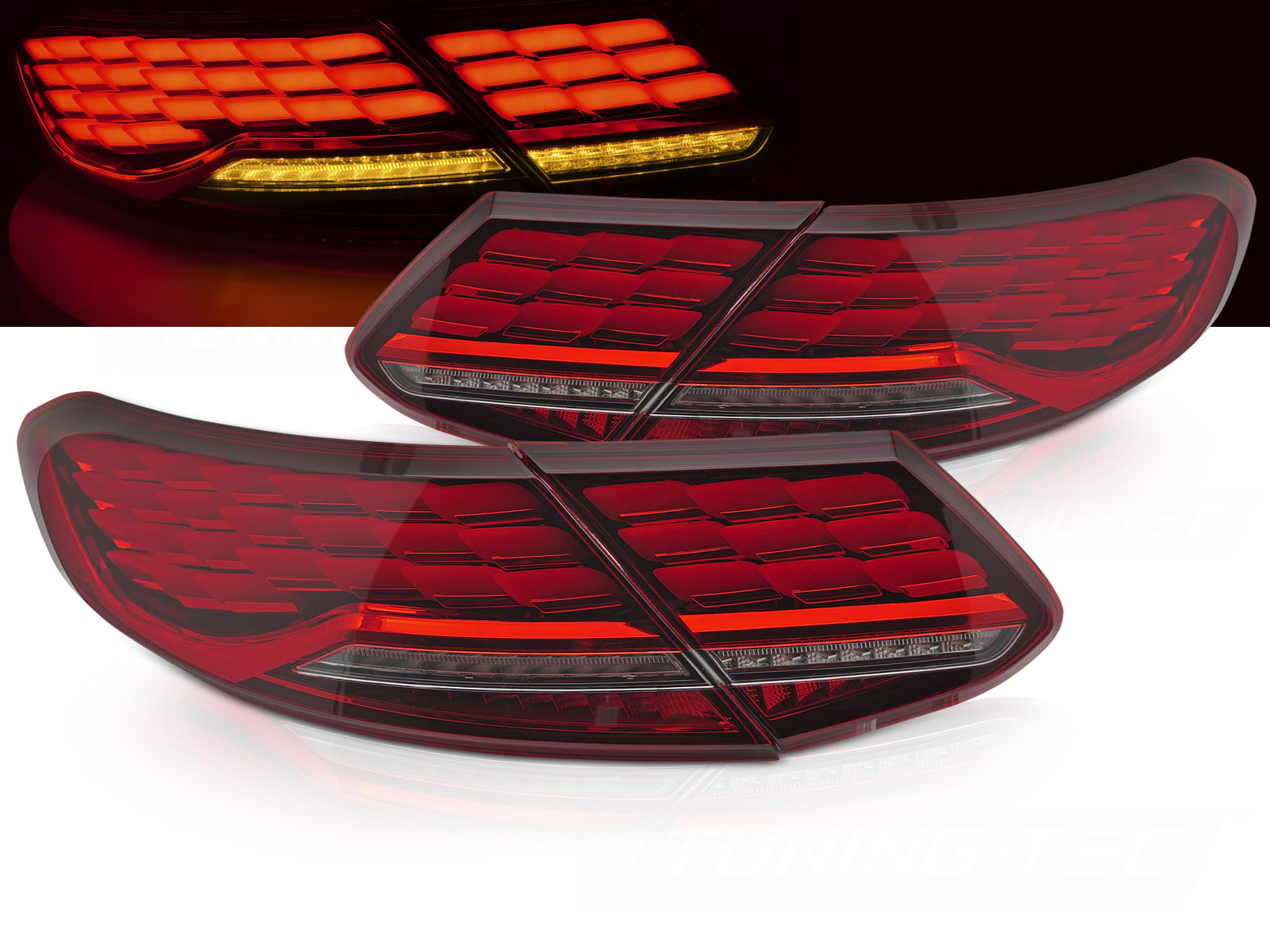 Zadné svetlá Mercedes C205 14-21 Red OEM LED