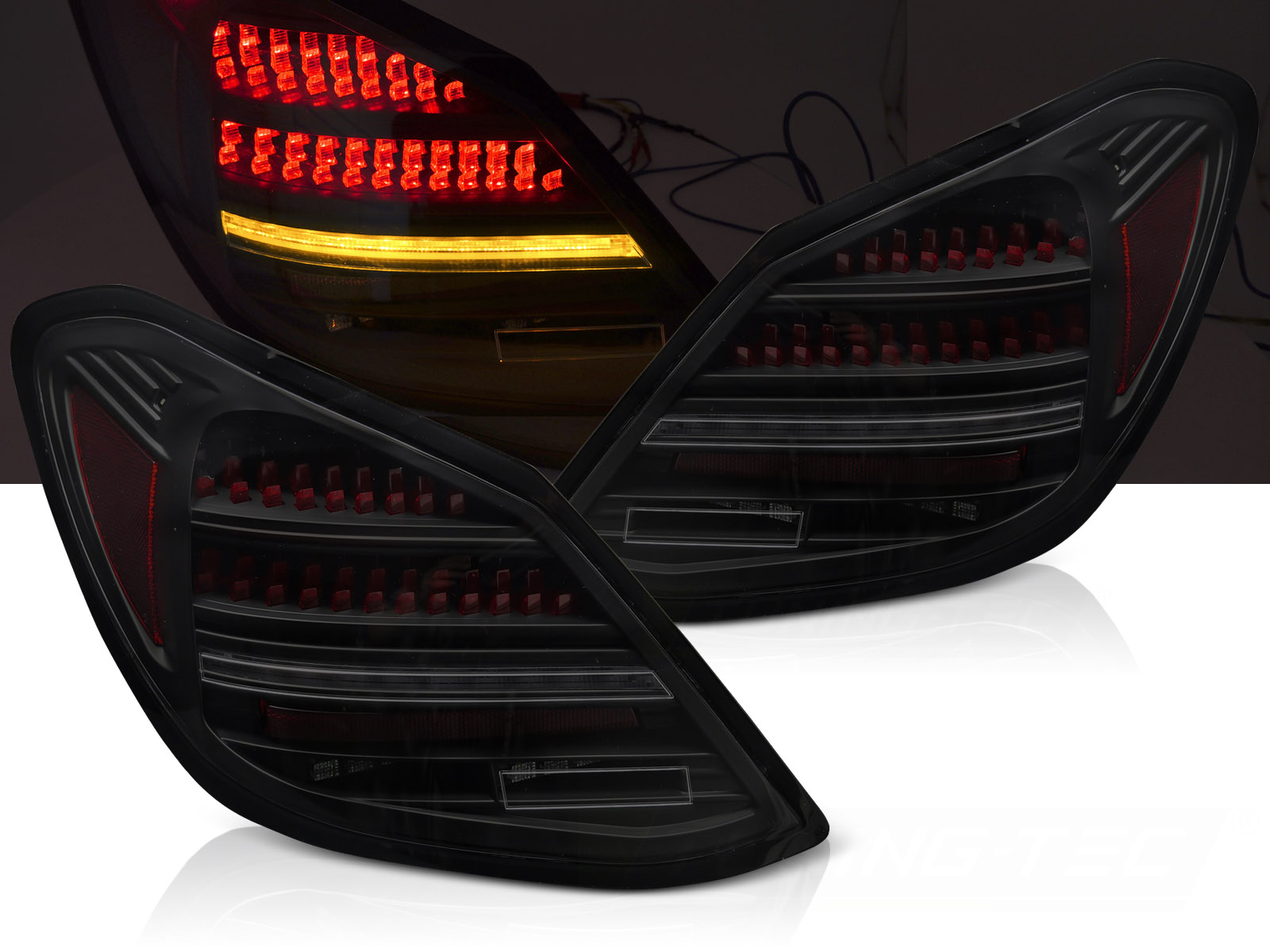 Zadné svetlá Mercedes C W205 14-21 Red LED Smoke