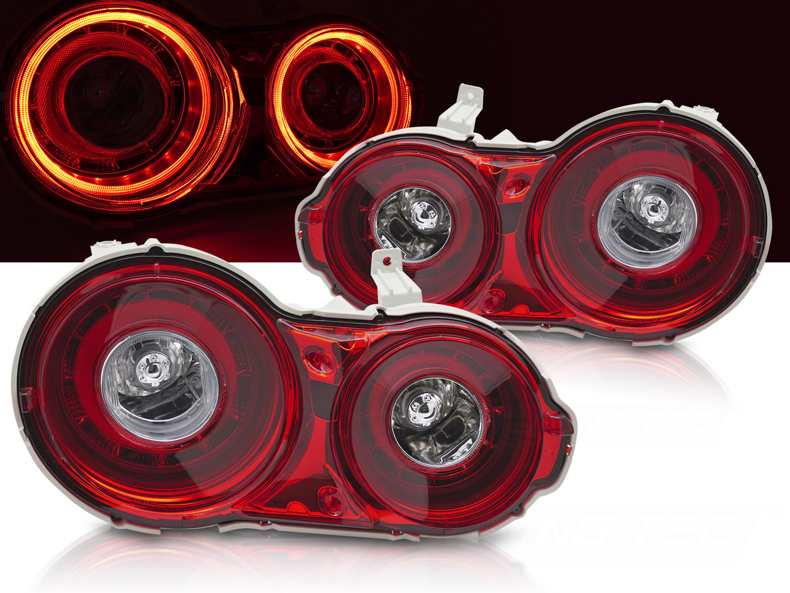 Zadné svetlá Nissan GT-R 08-23 Red LED