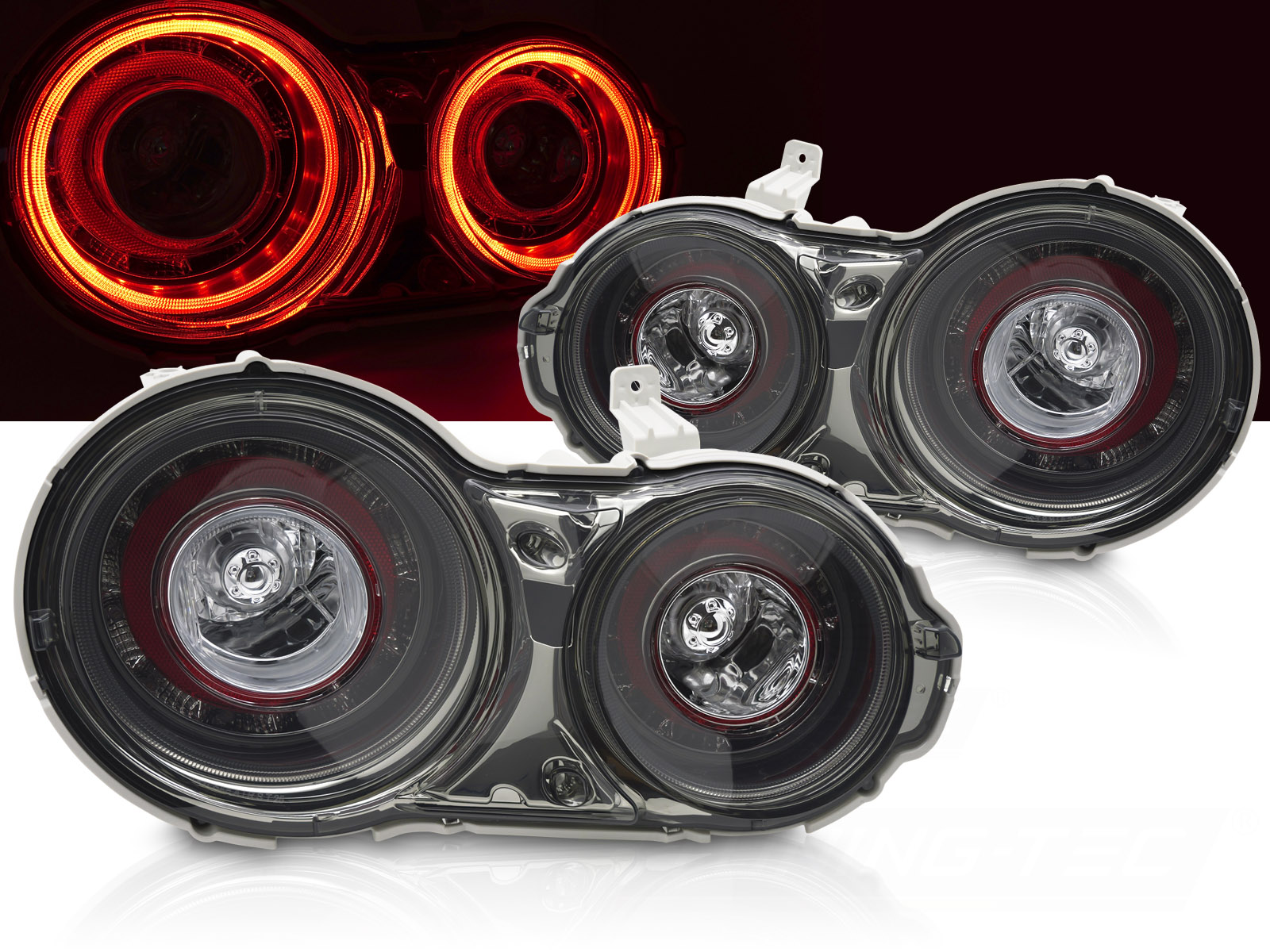 Zadné svetlá Nissan GT-R 08-23 LED Smoke