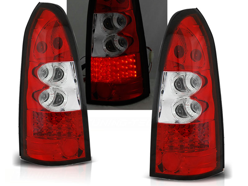 Zadné svetlá Opel Astra G Combi 97-04 LED Clear Red