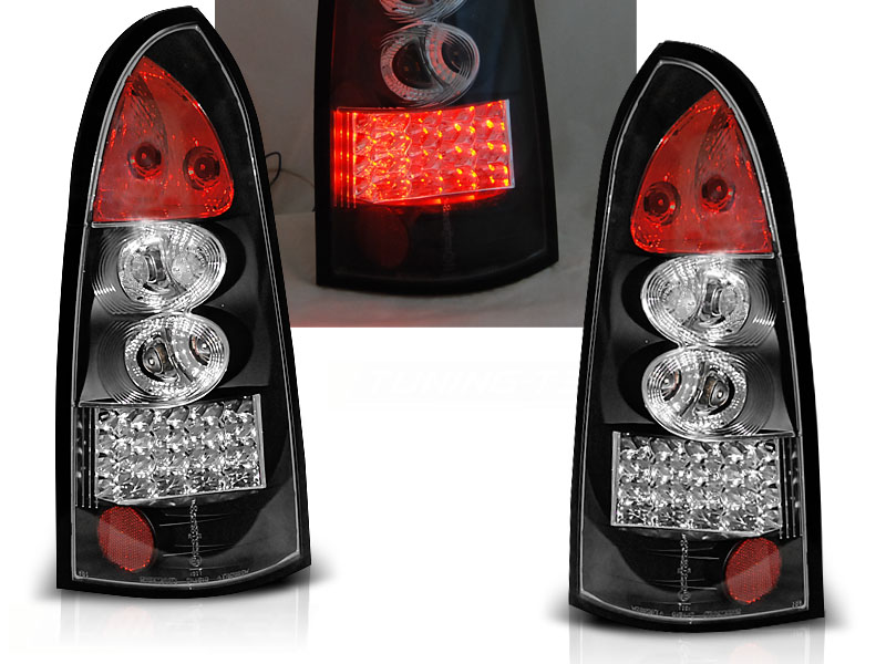 Zadné svetlá Opel Astra G Combi 97-04 LED Black