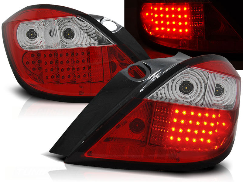Zadné svetlá Opel Astra H 04-09 5D LED Red White