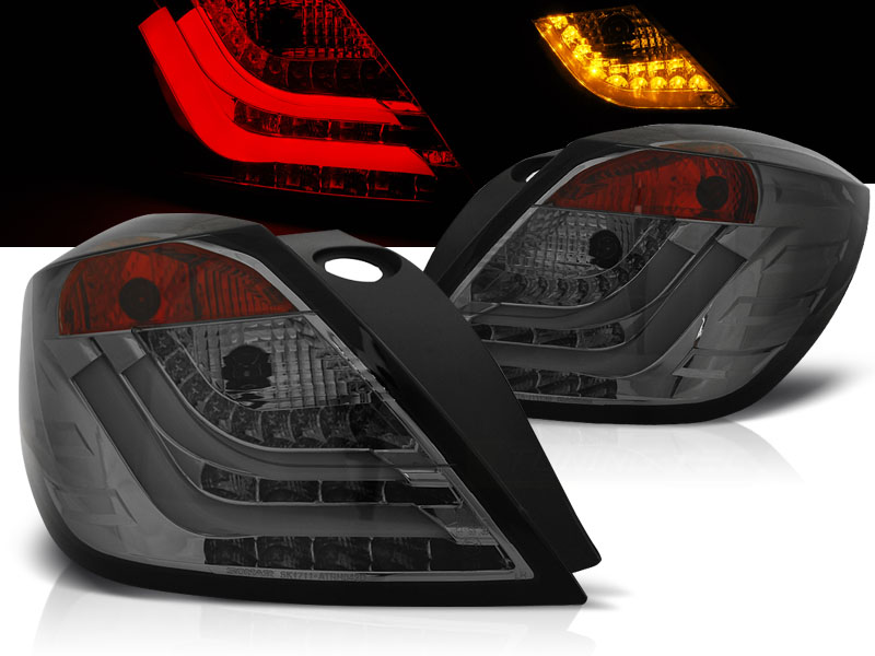 Zadné svetlá Opel Astra H 04-09 LED BAR 3D Smoke