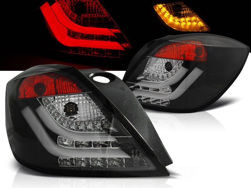 Zadné svetlá Opel Astra H 04-09 LED BAR 3D Black