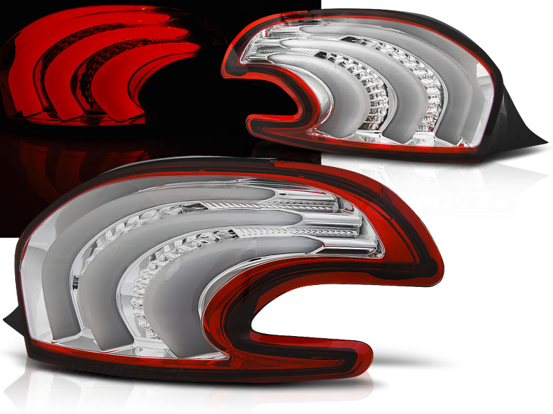 Zadné svetlá Peugeot 208 LED BAR Red White