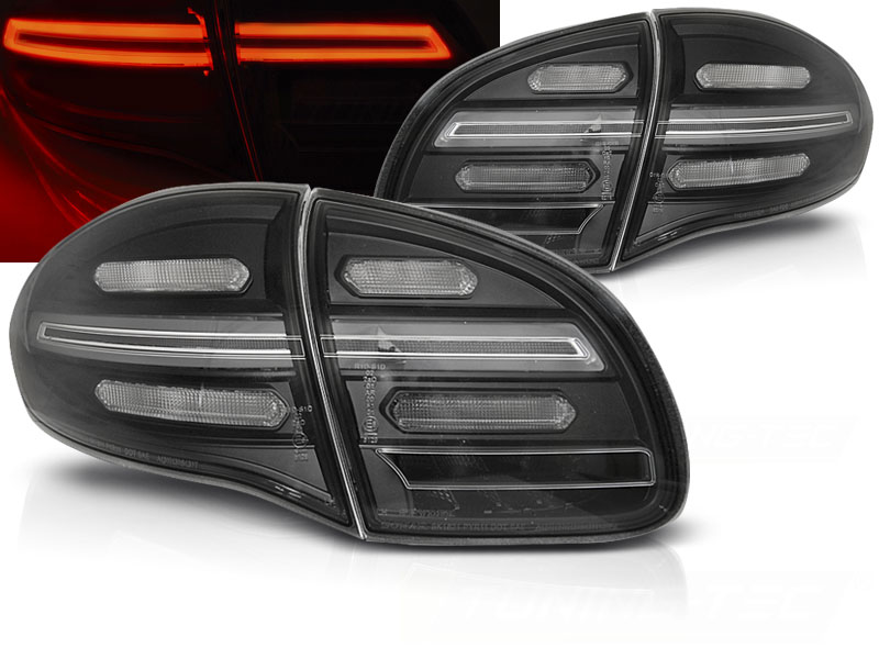 Zadné svetlá Porsche Cayenne 10-15 LED Black