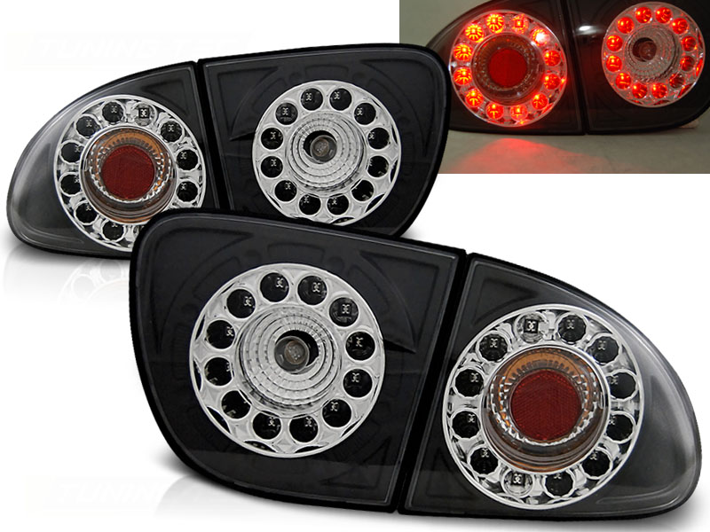 Zadné svetlá Seat Leon 99-04 LED Black