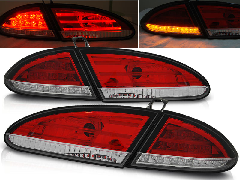 Zadné svetlá Seat Leon 2 LED Red White - 11
