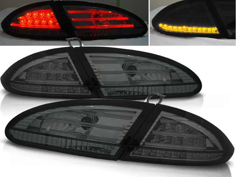 Zadné svetlá Seat Leon 2 LED Smoke - 13
