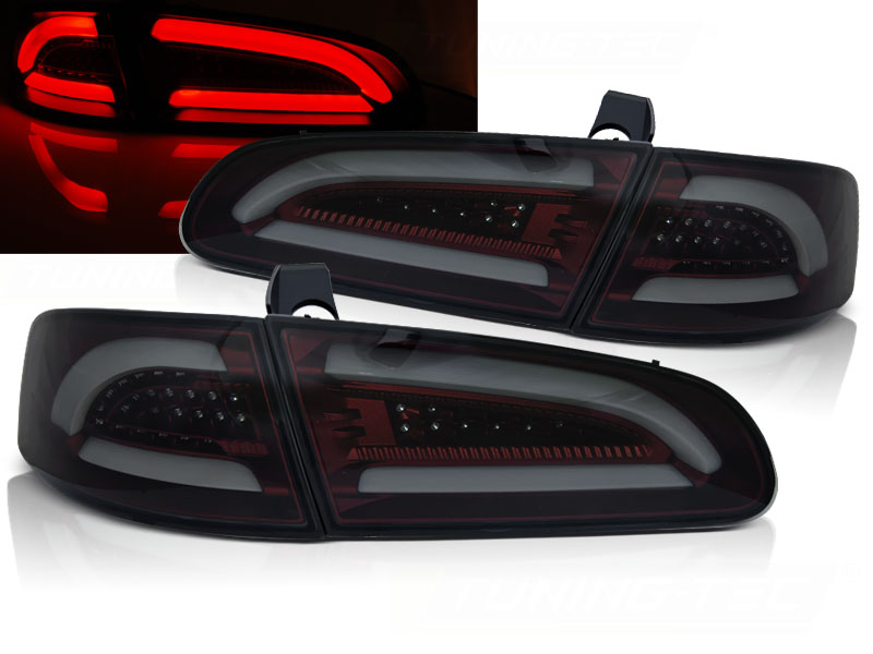 Zadné svetlá Seat Ibiza 02-08 Red LED BAR Smoke