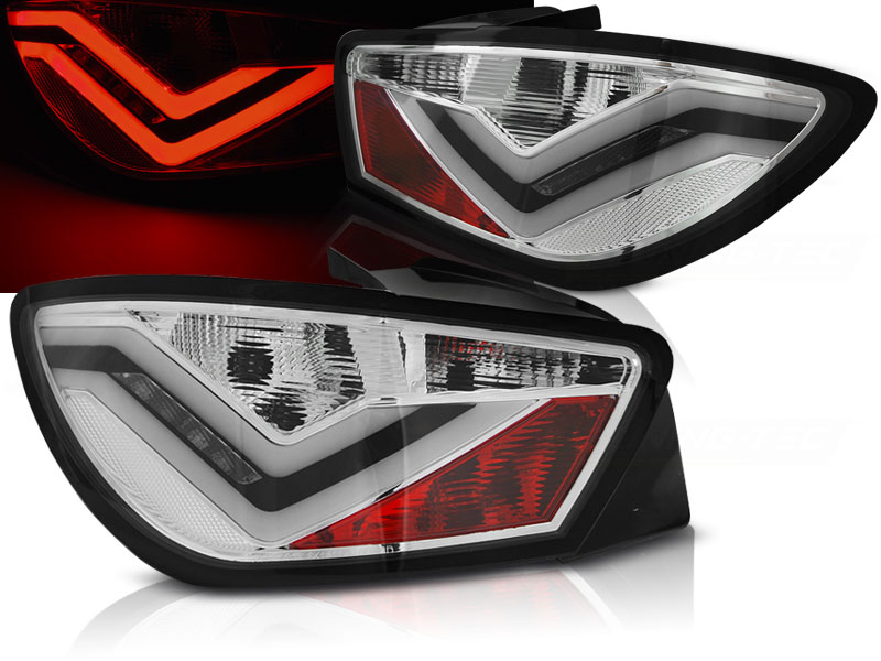 Zadné svetlá Seat Ibiza 6J 08-12 LED BAR 3D Chrome