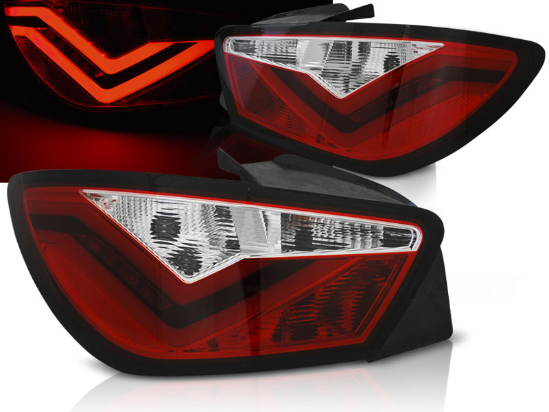 Zadné svetlá Seat Ibiza 6J 08-12 LED BAR 3D Red White